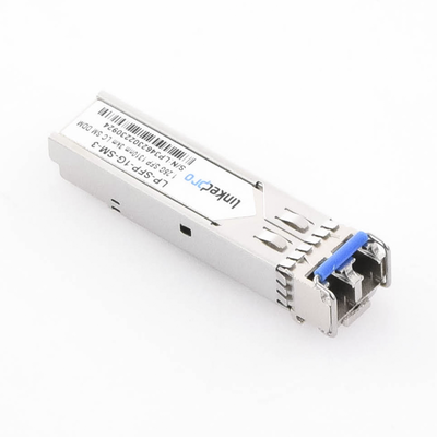 LINKEDPRO BY EPCOM - Transceptor Óptico SFP (Mini-Gbic) / Monomodo 1310 nm / 1.25 Gbps / 1000BASE / Conectores LC/UPC Dúplex / DDM / Hasta 3 km