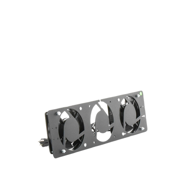 LINKEDPRO BY EPCOM - Kit de 2 Ventiladores 110 Vca (12 x 12 cm) con Clavija para Gabinete de Piso