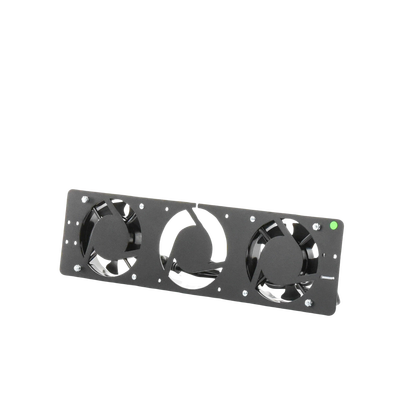 LINKEDPRO BY EPCOM - Kit de 2 Ventiladores 110 Vca (12 x 12 cm) con Clavija para Gabinete de Piso