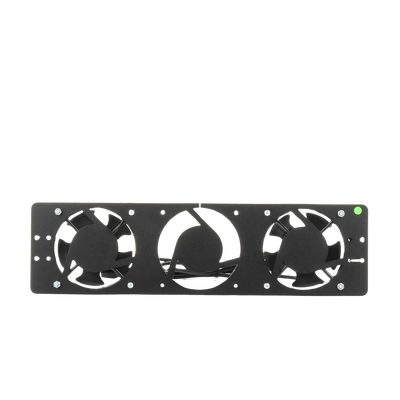 LINKEDPRO BY EPCOM - Kit de 2 Ventiladores 110 Vca (12 x 12 cm) con Clavija para Gabinete de Piso