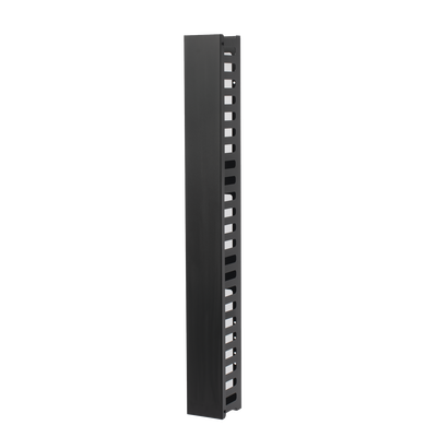 LINKEDPRO BY EPCOM - Organizador de Cable Vertical de 24 Unidades Rack Sencillo, Compatible con Racks Serie EIRL y EIQR