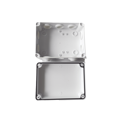 LINKEDPRO - Caja de Conexiones Impermeable IP65, 10 Entradas, Dimensiones 150 x 110 x 70 mm, para Instalaciones Industriales, Comerciales y Residenciales, Incluye Tornillería para su Instalación