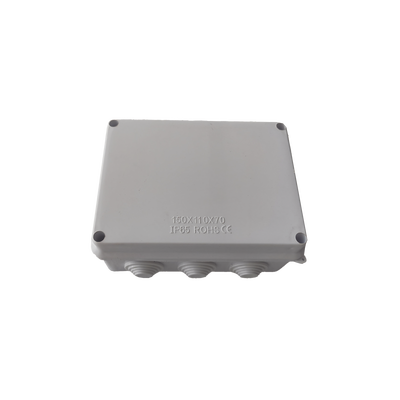 LINKEDPRO - Caja de Conexiones Impermeable IP65, 10 Entradas, Dimensiones 150 x 110 x 70 mm, para Instalaciones Industriales, Comerciales y Residenciales, Incluye Tornillería para su Instalación