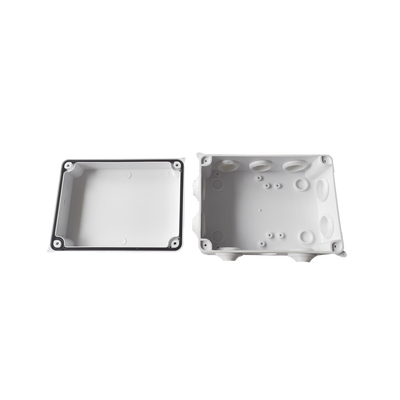 LINKEDPRO - Caja de Conexiones Impermeable IP65, 10 Entradas, Dimensiones 150 x 110 x 70 mm, para Instalaciones Industriales, Comerciales y Residenciales, Incluye Tornillería para su Instalación