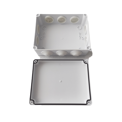LINKEDPRO - Caja de Conexiones Impermeable IP65, 10 Entradas, Dimensiones 200 x 155 x 80 mm, para Instalaciones Industriales, Comerciales y Residenciales, Incluye Tornillería para su Instalación
