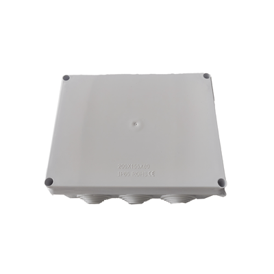 LINKEDPRO - Caja de Conexiones Impermeable IP65, 10 Entradas, Dimensiones 200 x 155 x 80 mm, para Instalaciones Industriales, Comerciales y Residenciales, Incluye Tornillería para su Instalación