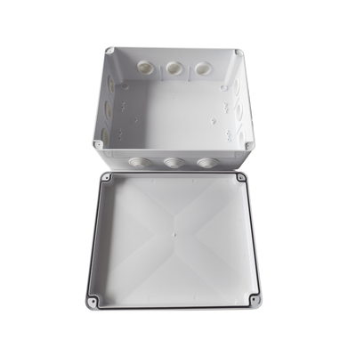 LINKEDPRO - Caja de Conexiones Impermeable IP65, 12 Entradas, Dimensiones 300 x 250 x 120 mm, para Instalaciones Industriales, Comerciales y Residenciales, Incluye Tornillería para su Instalación