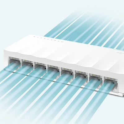 TP-LINK - Switch para escritorio 8 puertos 10/100Mbps