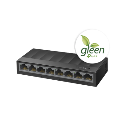TP-LINK - Switch para escritorio 8 puertos 10/100/1000Mbps