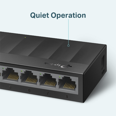 TP-LINK - Switch para escritorio 8 puertos 10/100/1000Mbps