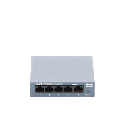 TP-LINK - Switch de escritorio Gigabit de 5 puertos 10/100/1000Mbps, carcasa metálica