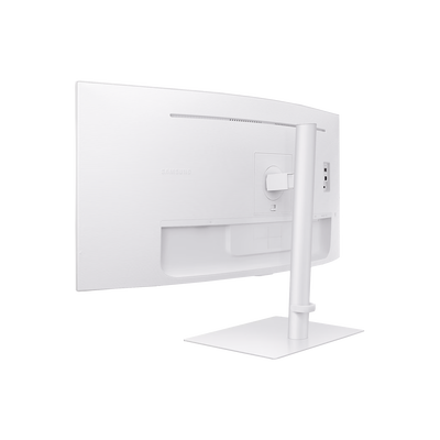 SAMSUNG ELECTRONICS - Monitor Curvo 34" Color Blanco / Aspecto 21:9 / Resolucion 3440 x 1440 / Frecuencia 100Hz / Entradas de Video HDMI / DisplayPort / Compatible VESA 100x100 / bocinas integradas