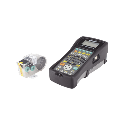 PANDUIT - Kit de Impresora Etiquetadora, Para Identificación de Cables, Componentes y Equipos de Seguridad, Con Teclado Qwerty, de Transferencia Térmica, con Adaptador AC