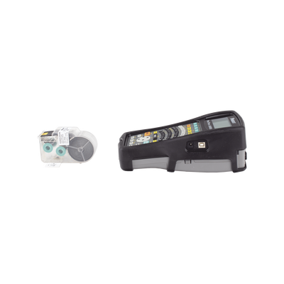 PANDUIT - Kit de Impresora Etiquetadora, Para Identificación de Cables, Componentes y Equipos de Seguridad, Con Teclado Qwerty, de Transferencia Térmica, con Adaptador AC