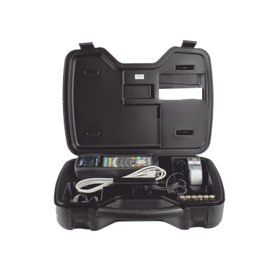 PANDUIT - Kit de Impresora Etiquetadora, Para Identificación de Cables, Componentes y Equipos de Seguridad, Con Teclado Qwerty, de Transferencia Térmica, con Adaptador AC