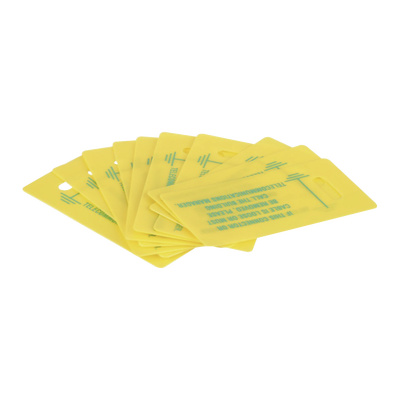 PANDUIT - Kit de 10 Etiquetas Impresas para Identificación de Tierra Física, Incluye 10 Cinchos Retardantes a Flama