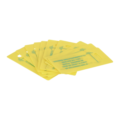 PANDUIT - Kit de 10 Etiquetas Impresas para Identificación de Tierra Física, Incluye 10 Cinchos Retardantes a Flama
