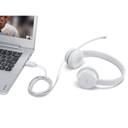 LENOVO IDEA - Diadema Alámbrica Lenovo 110 USB Color Nube Gris