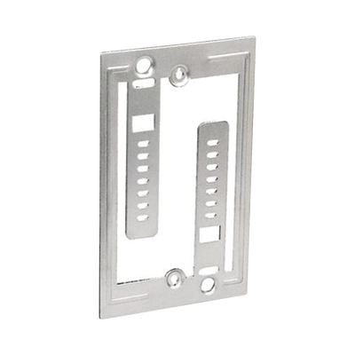 PANDUIT - Soporte de Baja Tensión Galvanizado, Para una Placa de Pared, Instalación Con Tornillo, Paquete de 100 Piezas