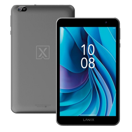 LANIX - Tablet Lanix Ilium PAD RX8 8" AllWinner A523 64GB RAM 4GB Cámara  5MP+8MP Android 15 Gris