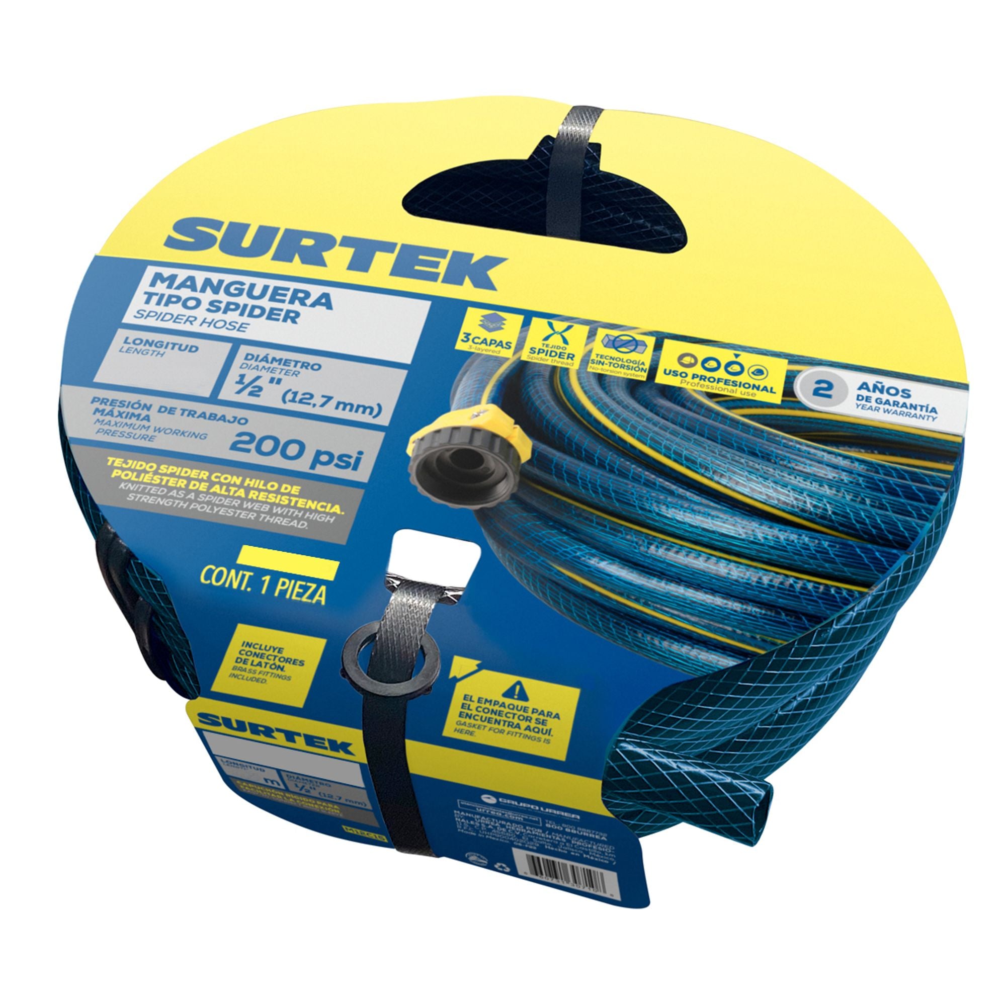 Surtek - Manguera spider cp 1/2 in 20m