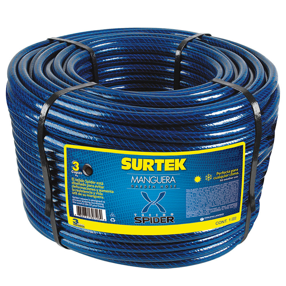 Surtek - Manguera spider roll 1 in 100m