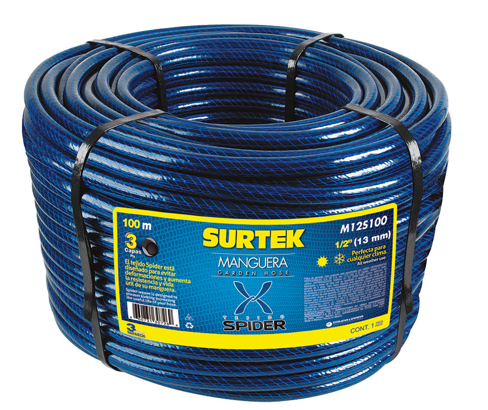 Surtek - Manguera spider roll 1 in 50m
