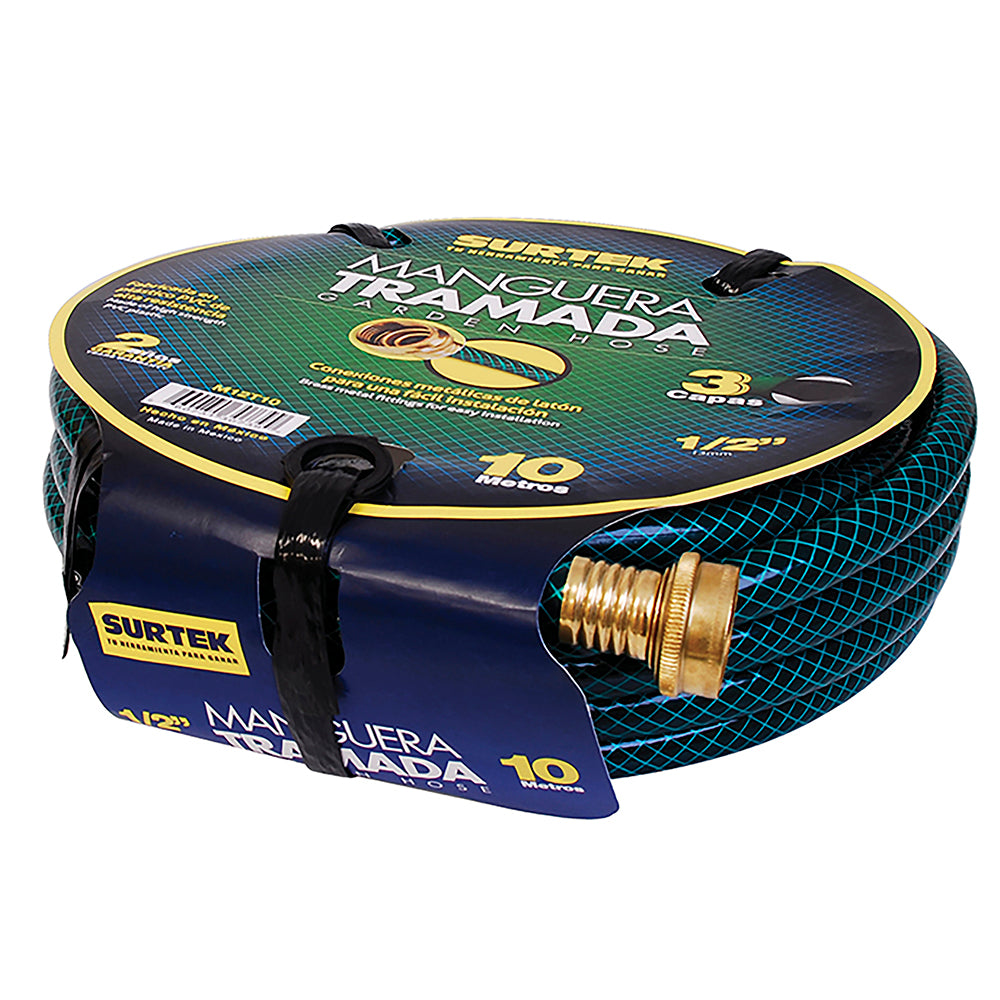 Surtek - Manguera trama cm vde 5/8 in 25m