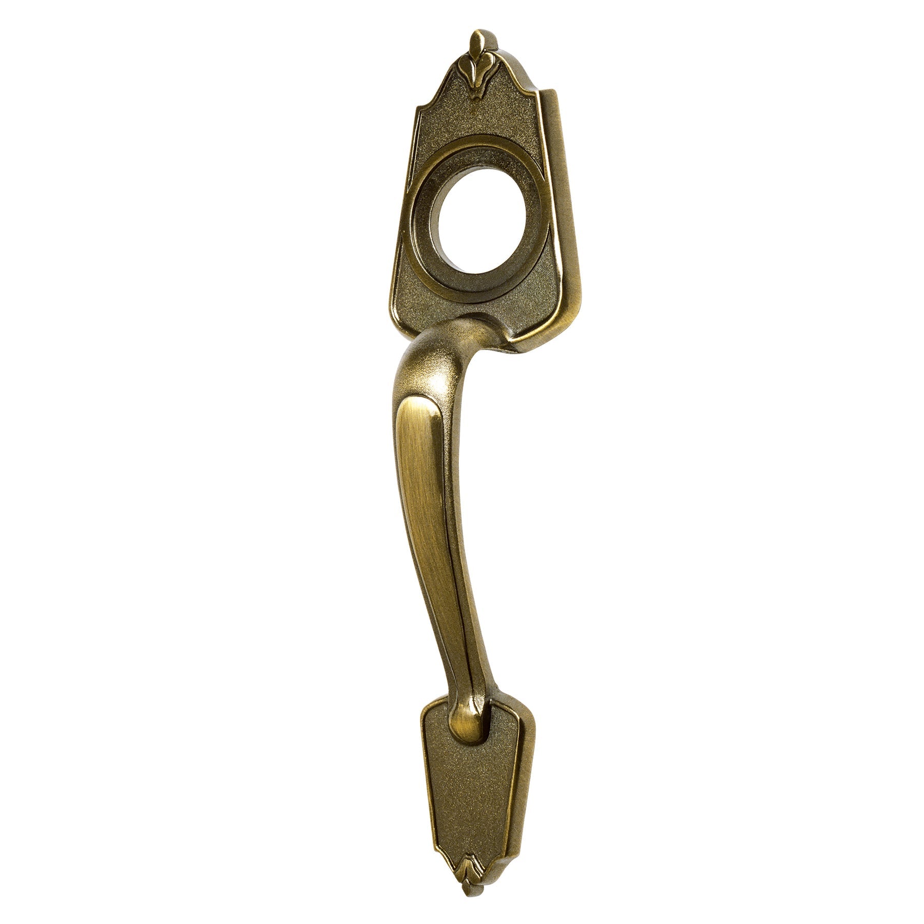 ChapetonÊmetalico para puerta, acabado laton antiguo
