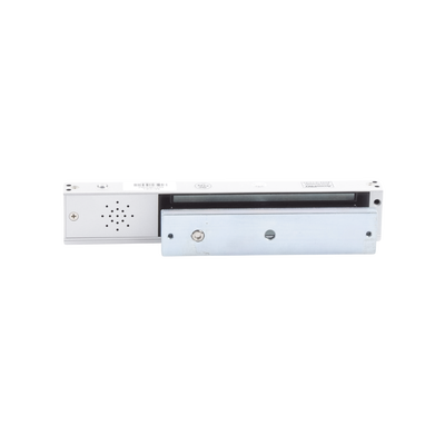 ACCESSPRO - Chapa magnética 600Lb con  Buzzer de alarma de puerta mantenida abierta / LED indicador de estado /  Sensor de estado de placa/ Libre de Magnetismo Residual