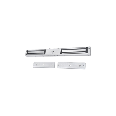 ACCESSPRO - Chapa Magnética Doble para Aplicación en Puertas de Doble Hoja /  600 lbs  c/u