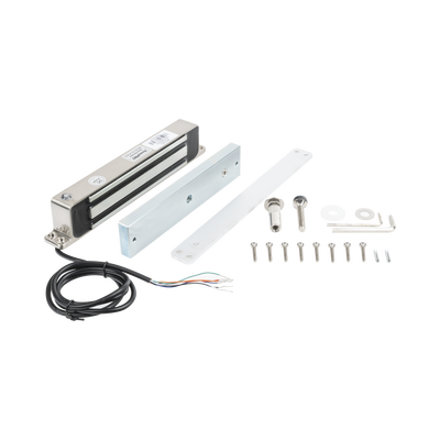 ACCESSPRO - Chapa magnética 600lbs de montaje superficial para exterior IP68