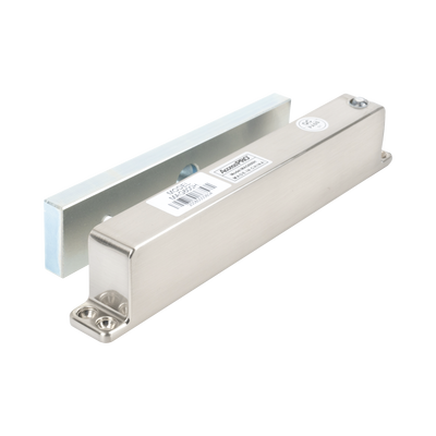 ACCESSPRO - Chapa magnética 600lbs de montaje superficial para exterior IP68