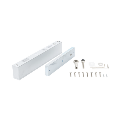 ACCESSPRO - Chapa Magnética de 600 lbs con LED Ultra-brillante, Sensor de Estado de Placa y Sin Magnetismo Residual