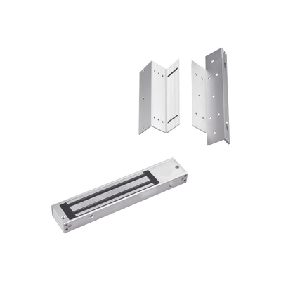 ACCESSPRO - Kit para control de acceso incluye Chapa magnética de 600Lbs / Montajes L y Z