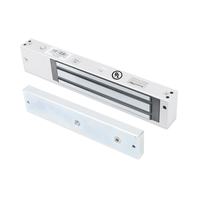 ACCESSPRO - Chapa magnética 600 lbs con LED Ultra-brillante/ Libre de Magnetismo Residual / Sensor de estado de la placa