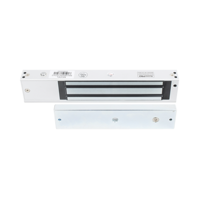 ACCESSPRO - Chapa magnética 600 lbs con LED Ultra-brillante/ Libre de Magnetismo Residual / Sensor de estado de la placa