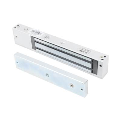ACCESSPRO - Chapa magnética 600 lbs con LED Ultra-brillante/ Libre de Magnetismo Residual / Sensor de estado de la placa