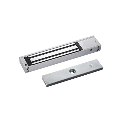 ACCESSPRO - Chapa Magnética 600 lbs con LED/ Sensor de Bloqueo de Placa/ Temporizador