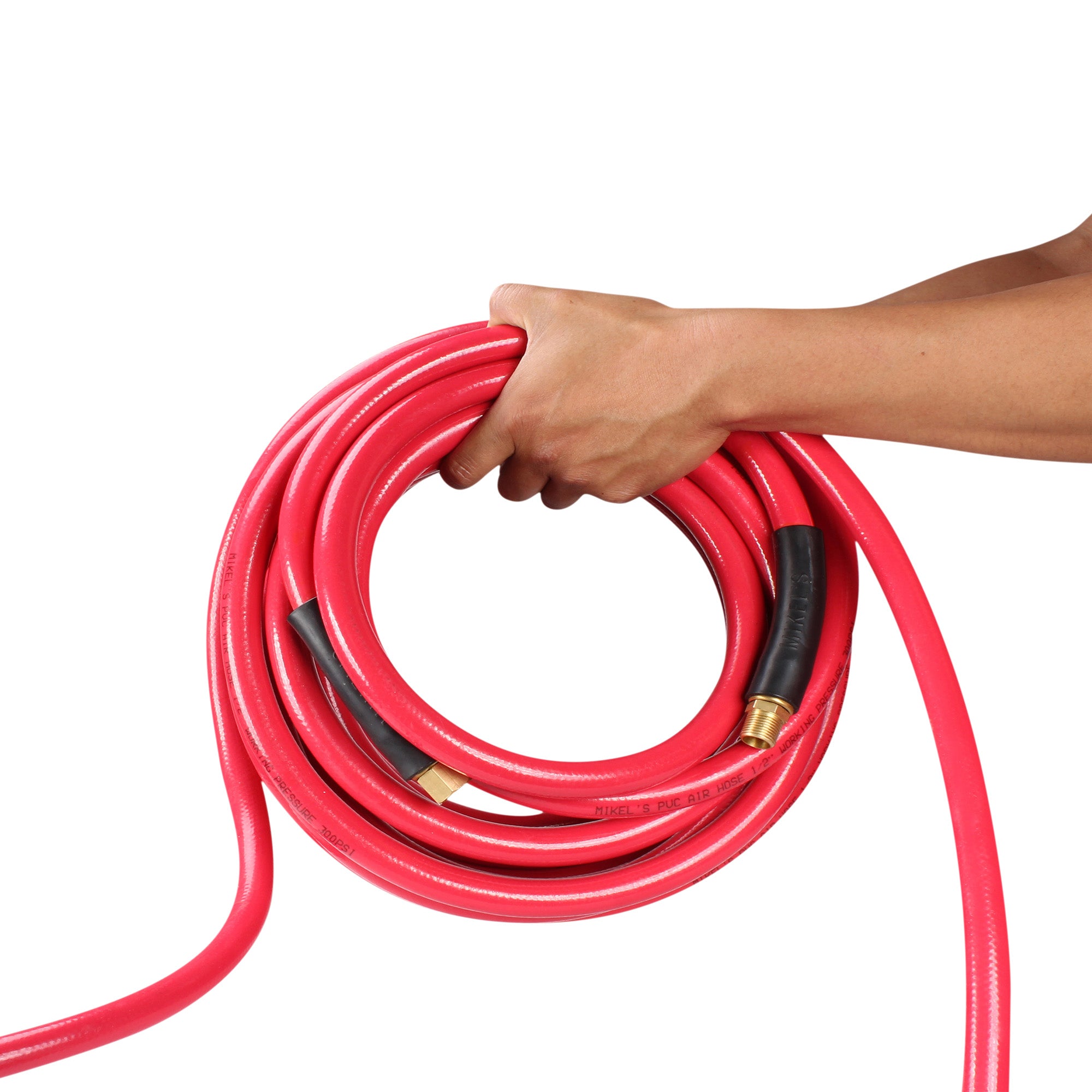 Manguera de PVC para aire a presión 1/2” x 15 m conexión 1/2” NPT