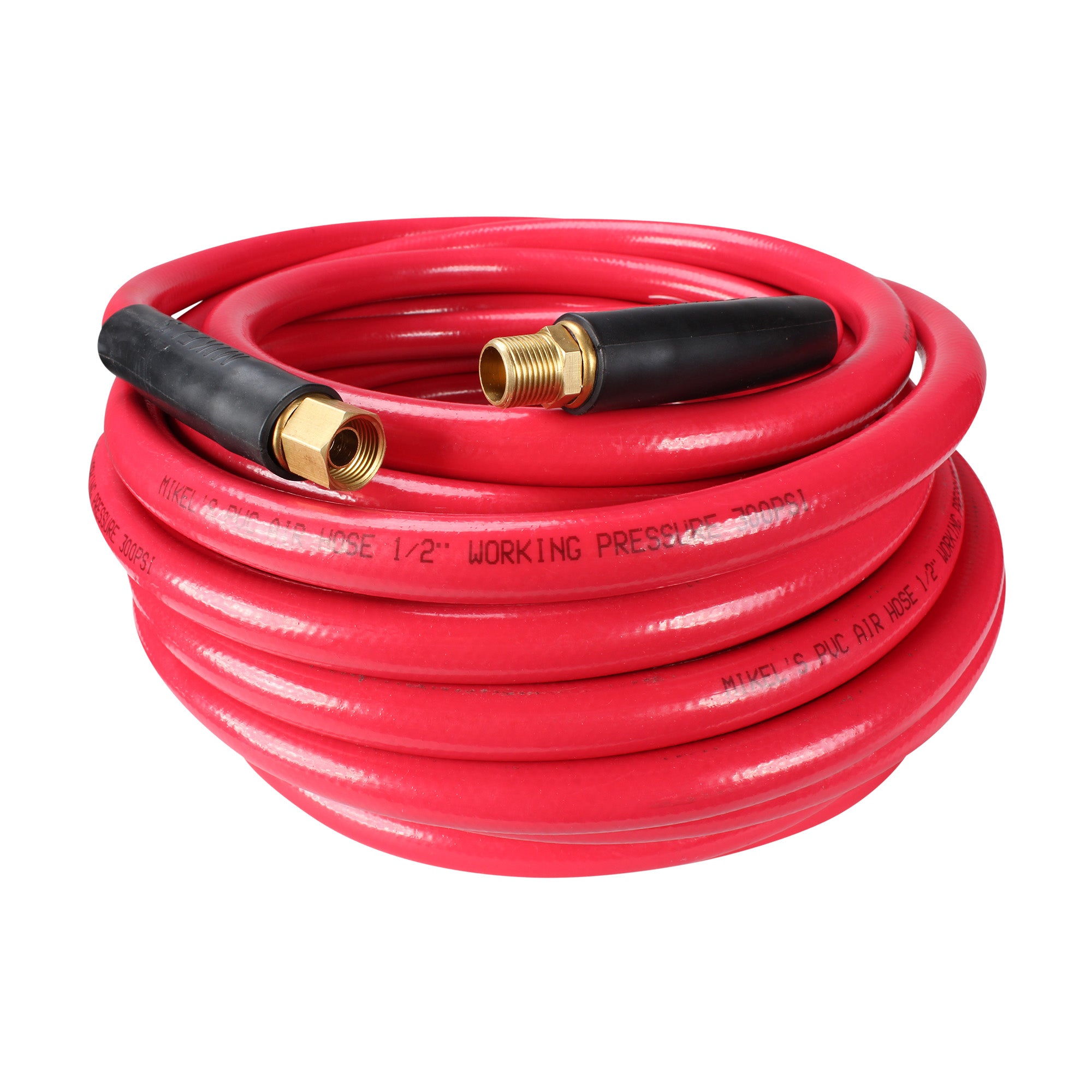 Manguera de PVC para aire a presión 1/2” x 20 m conexión 1/2” NPT