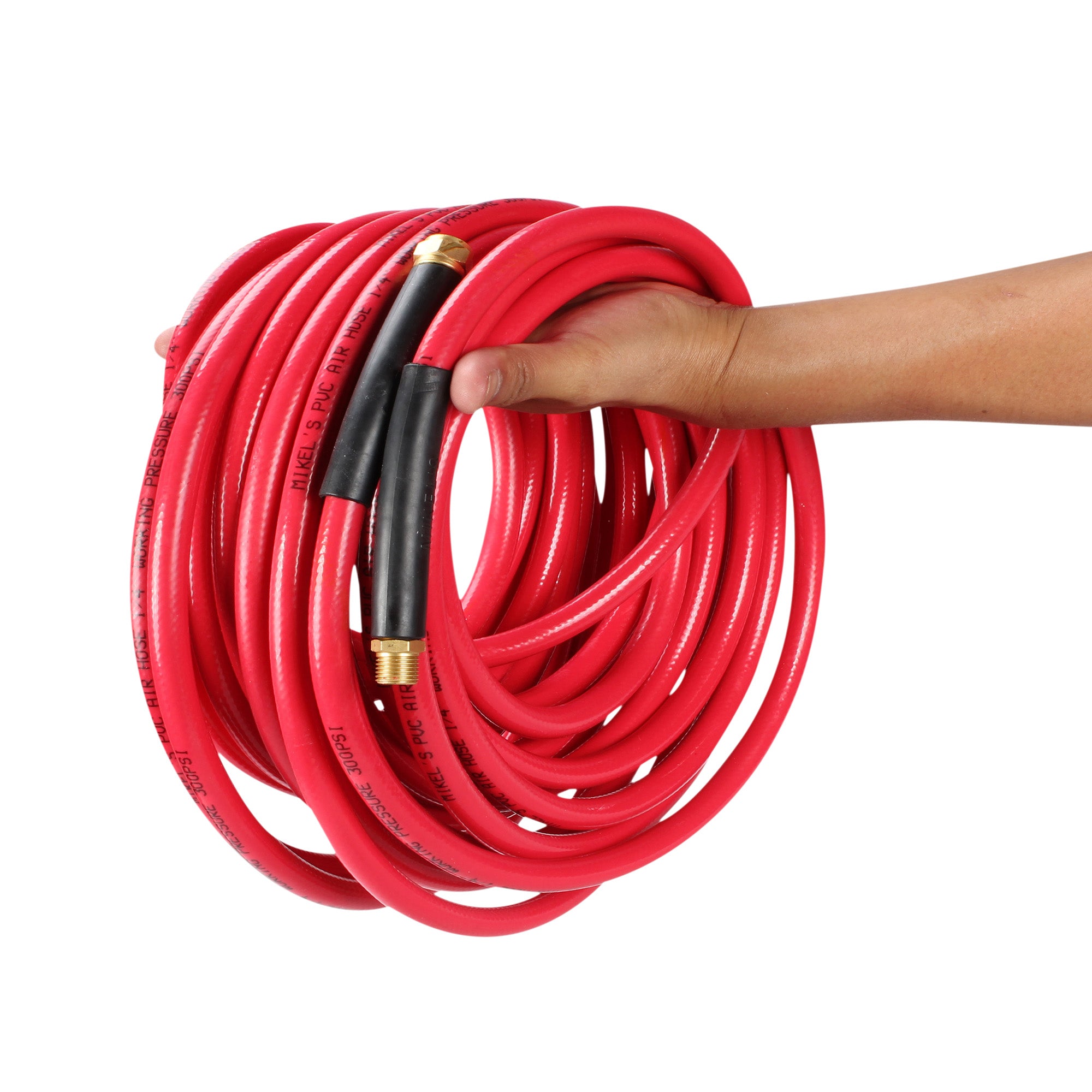 Manguera de PVC para aire a presión 3/8” x 15 m conexión 1/4” NPT