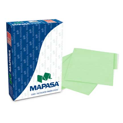 MAPASA - FOLDERS MAPASA VERDE OFICIO