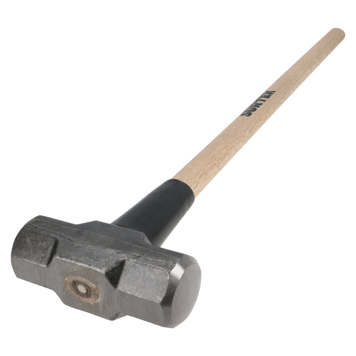 Surtek - Marro octagonal cabeza forjada con mango largo de madera de 36", 10 lb