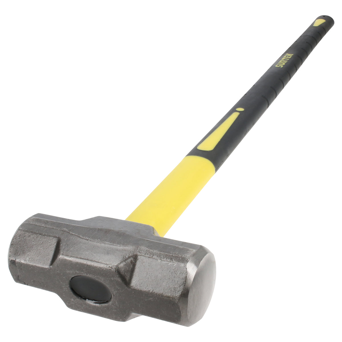 Surtek - Marro octagonal cabeza forjada con mango largo de fibra de vidrio de 36", 10 lb