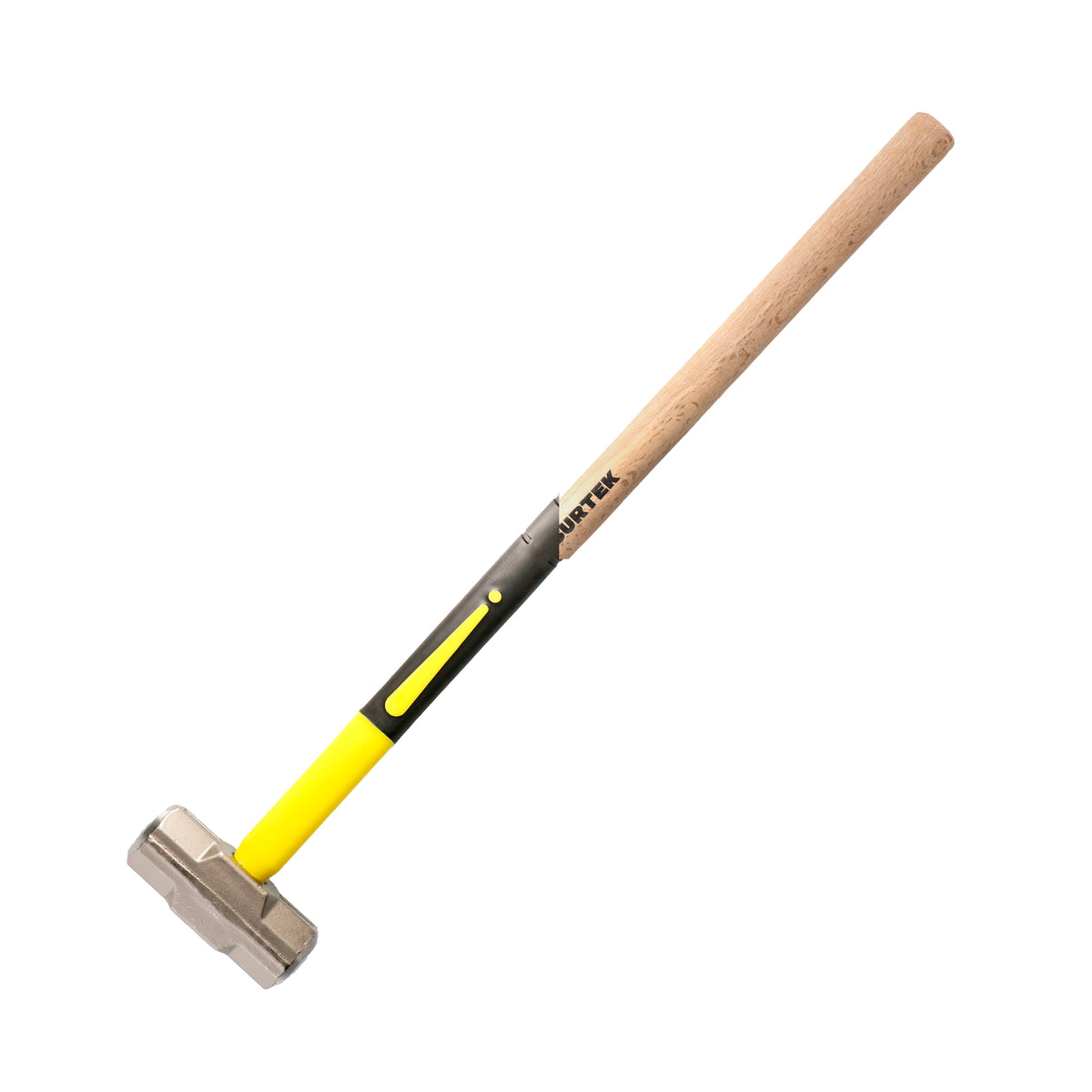 Surtek - Marro octagonal cabeza forjada con mango largo de fibra de vidrio de 36", 6 lb
