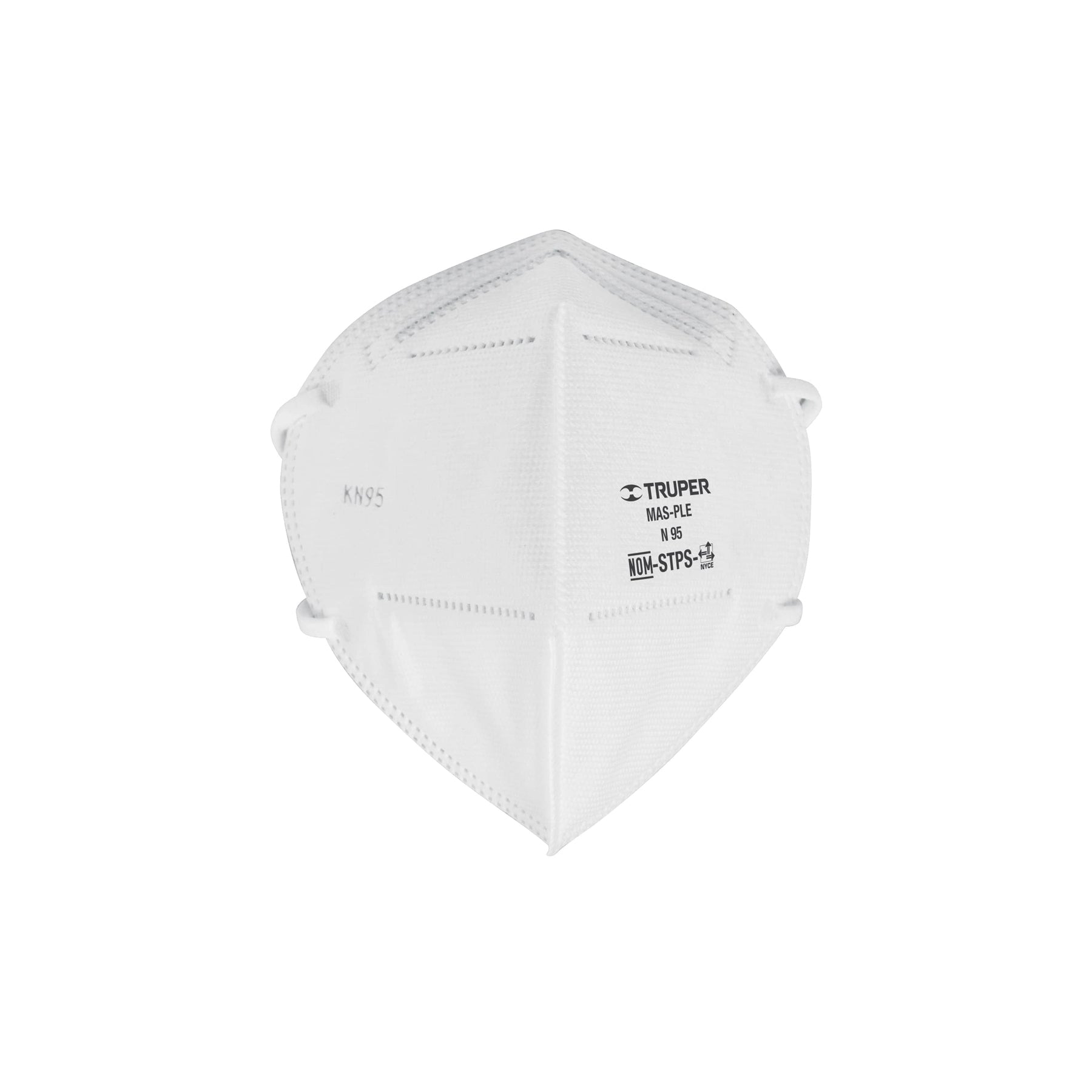 Respirador plegable N95, para polvos y particulas, Truper