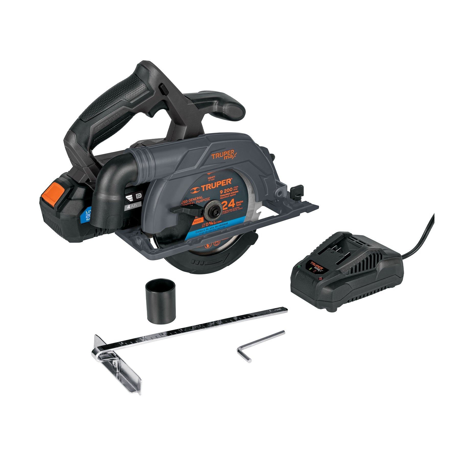 Sierra circular 6-1/2', 20V, 1 bateria 4Ah, MAX
