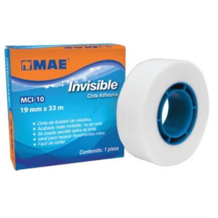 MAE - Cinta Invisible Mae MCI-10 En Caja 19mmx32.9m