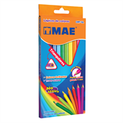 MAE - Colores Mae CMT-12L Triangulares Largos Mina C/12 Pzas